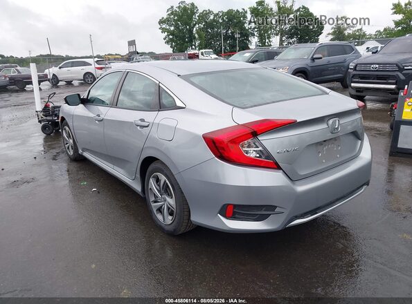 2HGFC2F66KH564907 2019 HONDA CIVIC Серебряный Задняя левая четверть