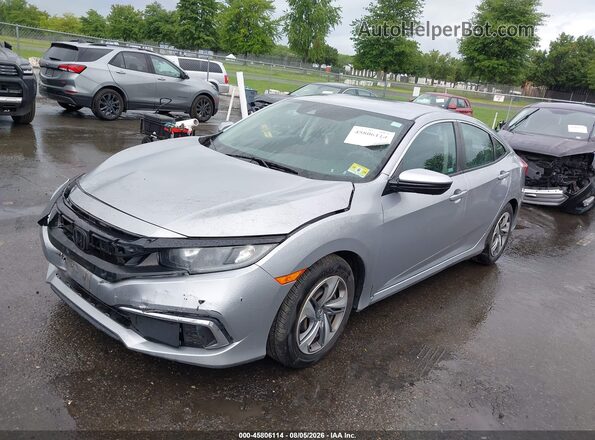 2HGFC2F66KH564907 2019 HONDA CIVIC Серебряный Передняя левая четверть