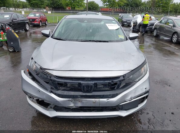 2HGFC2F66KH564907 2019 HONDA CIVIC Серебряный Вид щитка приборов