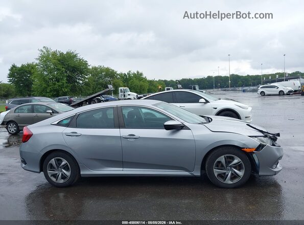 2HGFC2F66KH564907 2019 HONDA CIVIC Серебряный Вид задней части салона