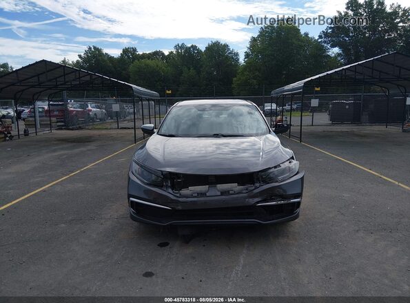 2HGFC2F66KH591296 2019 HONDA CIVIC Серый Вид щитка приборов