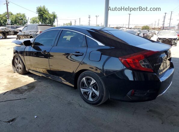 2HGFC2F66LH502229 2020 HONDA CIVIC Черный Задняя левая четверть