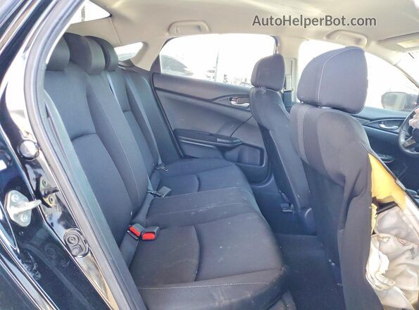 2HGFC2F66LH502229 2020 HONDA CIVIC Черный Вид задних сидений
