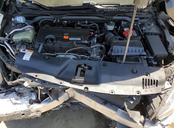 2HGFC2F66LH502229 2020 HONDA CIVIC Черный Вид задней части салона