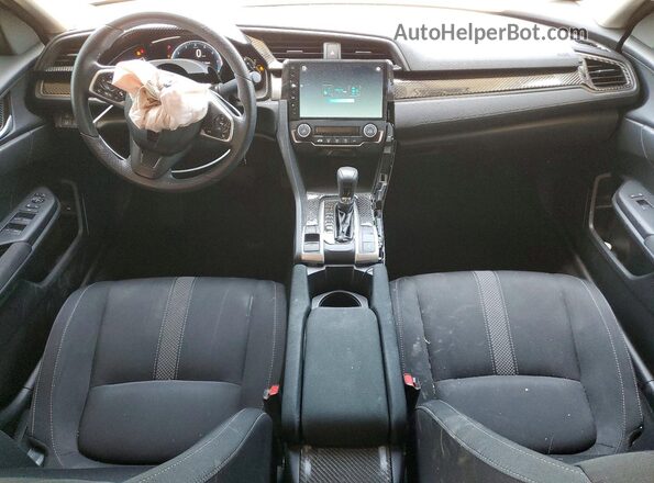 2HGFC2F66LH502229 2020 HONDA CIVIC Черный Вид панели приборов