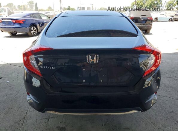 2HGFC2F66LH502229 2020 HONDA CIVIC Черный Вид сзади