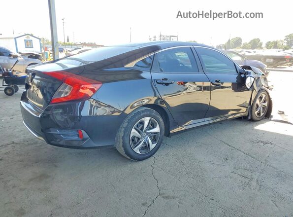 2HGFC2F66LH502229 2020 HONDA CIVIC Черный Задняя правая четверть