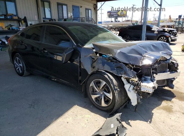 2HGFC2F66LH502229 2020 HONDA CIVIC Черный Передняя правая четверть
