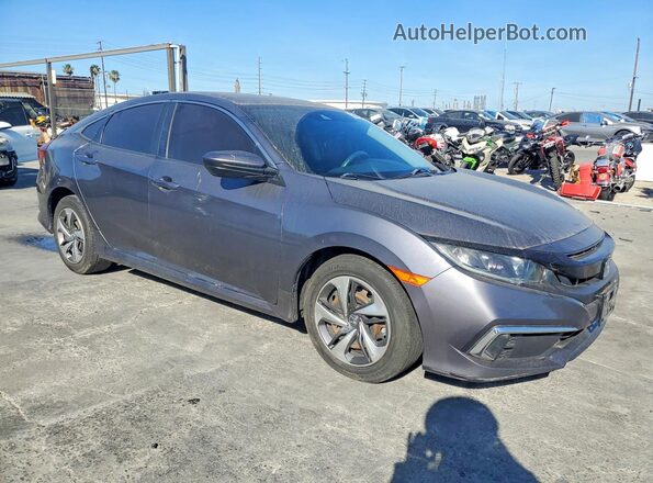 2HGFC2F66LH515224 2020 HONDA CIVIC Серый Передняя правая четверть