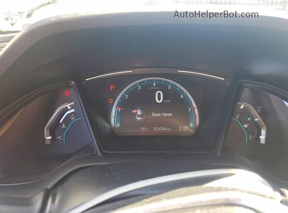 2HGFC2F66LH515224 2020 HONDA CIVIC Серый Вид щитка приборов