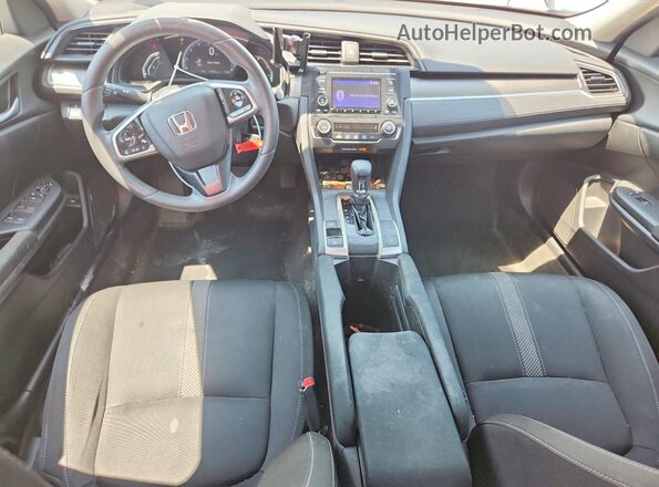 2HGFC2F66LH519158 2020 HONDA CIVIC White წინა პანელის ხედი