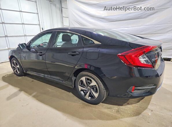 2HGFC2F66LH558591 2020 HONDA CIVIC Black Rear left