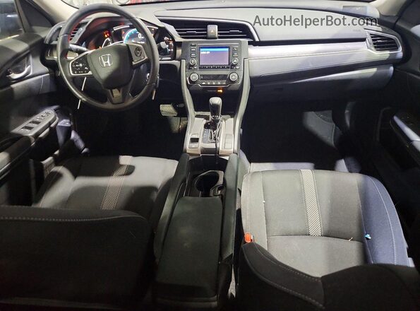 2HGFC2F66LH558591 2020 HONDA CIVIC Black Dashboard view