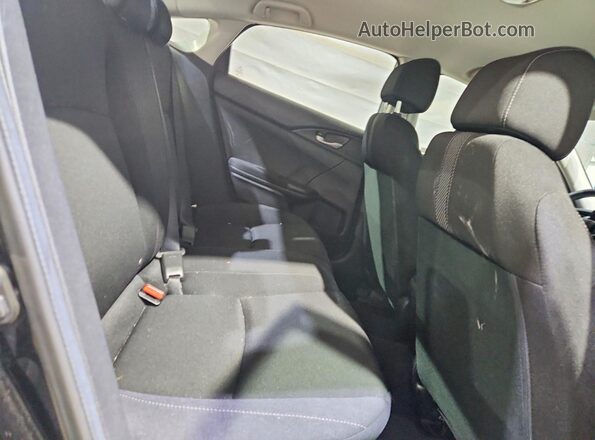 2HGFC2F66LH558591 2020 HONDA CIVIC Black Rear seats view