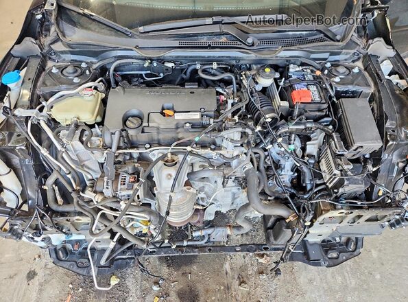 2HGFC2F66LH558591 2020 HONDA CIVIC Black Rear interior view