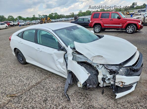 2HGFC2F66LH562236 2020 HONDA CIVIC White Delantero derecho