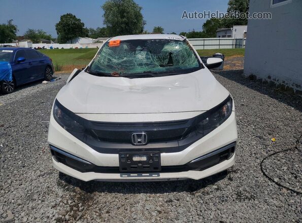 2HGFC2F66LH586505 2020 HONDA CIVIC White Widok z przodu
