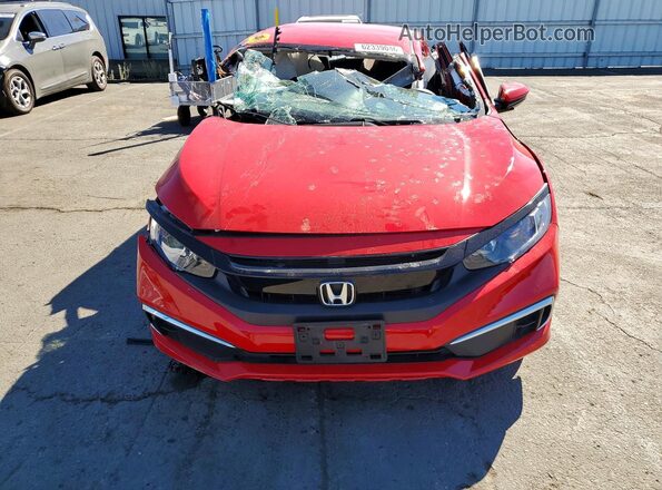2HGFC2F66LH594944 2020 HONDA CIVIC Red Դիմացի տեսք