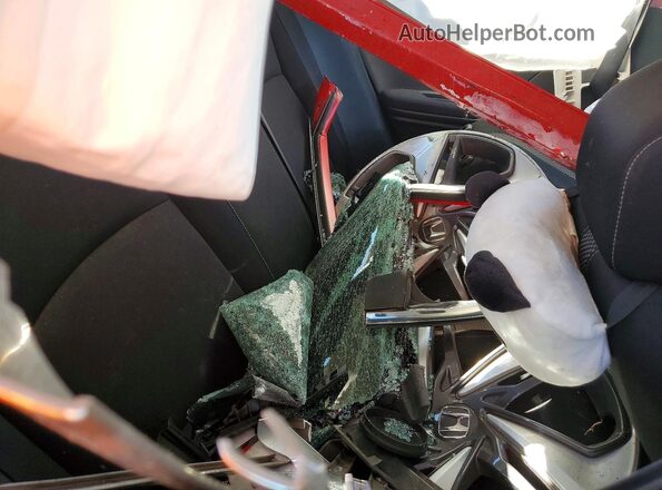 2HGFC2F66LH594944 2020 HONDA CIVIC Red Հետևի նստատեղերի տեսք