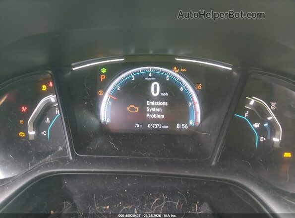 2HGFC2F66MH545034 2021 HONDA CIVIC Gray Vista de los asientos traseros