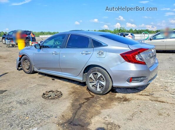 2HGFC2F67KH519247 2019 HONDA CIVIC Silver Trasero izquierdo