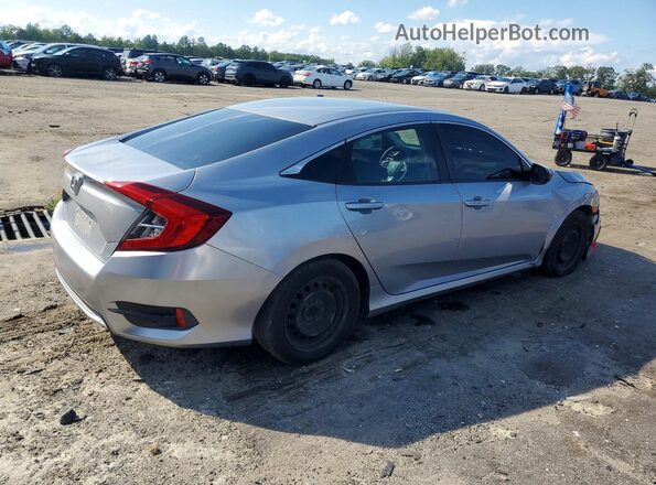 2HGFC2F67KH519247 2019 HONDA CIVIC Silver Trasero derecho
