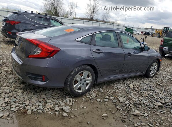 2HGFC2F67KH549932 2019 HONDA CIVIC Серый Задняя правая четверть