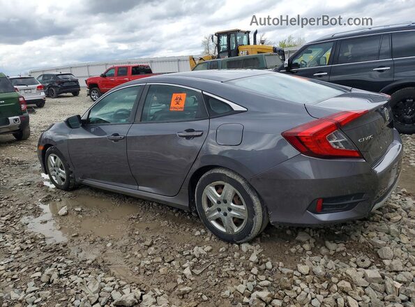 2HGFC2F67KH549932 2019 HONDA CIVIC Серый Задняя левая четверть