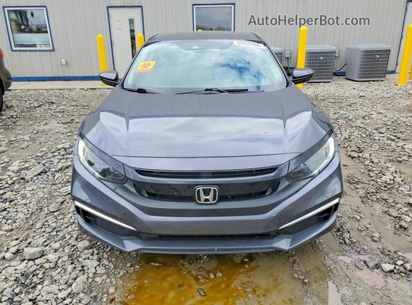 2HGFC2F67KH549932 2019 HONDA CIVIC Серый Вид спереди