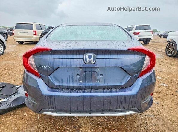 2HGFC2F67KH551261 2019 HONDA CIVIC Blue Widok z tyłu