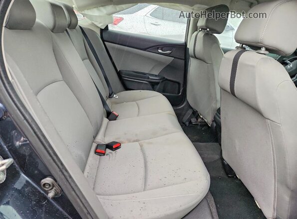 2HGFC2F67KH551261 2019 HONDA CIVIC Blue Widok tylnych siedzeń