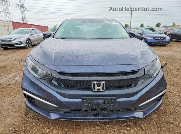 2HGFC2F67KH551261 2019 HONDA CIVIC Blue Widok z przodu