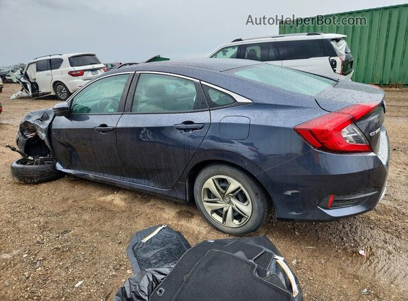 2HGFC2F67KH551261 2019 HONDA CIVIC Blue Tył lewy