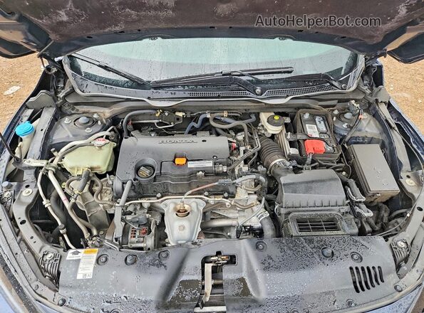 2HGFC2F67KH551261 2019 HONDA CIVIC Blue Widok wnętrza z tyłu