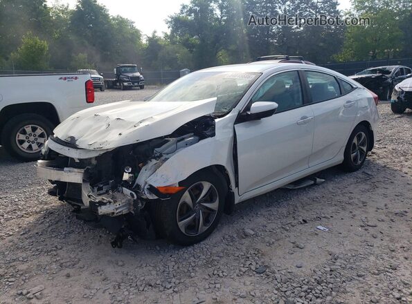 2HGFC2F67KH559490 2019 HONDA CIVIC White Հետևի ձախ