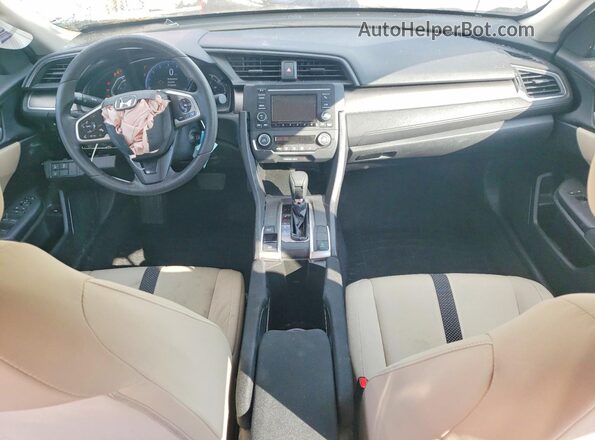 2HGFC2F67KH559490 2019 HONDA CIVIC White Սարքավորումների վահանակի տեսք