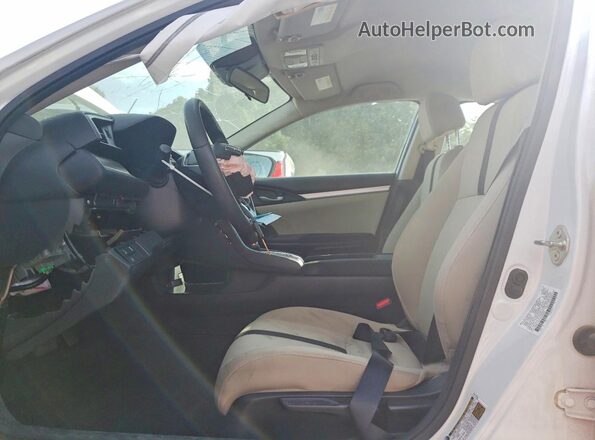 2HGFC2F67KH559490 2019 HONDA CIVIC White Առջևի վահանակի տեսք