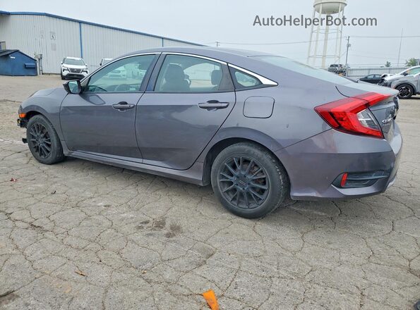 2HGFC2F67KH574085 2019 HONDA CIVIC Charcoal Trasero izquierdo