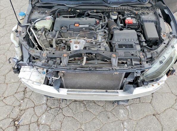 2HGFC2F67KH574085 2019 HONDA CIVIC Charcoal Vista interior trasera
