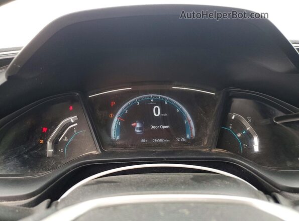 2HGFC2F67KH574085 2019 HONDA CIVIC Charcoal Vista del cuadro de instrumentos