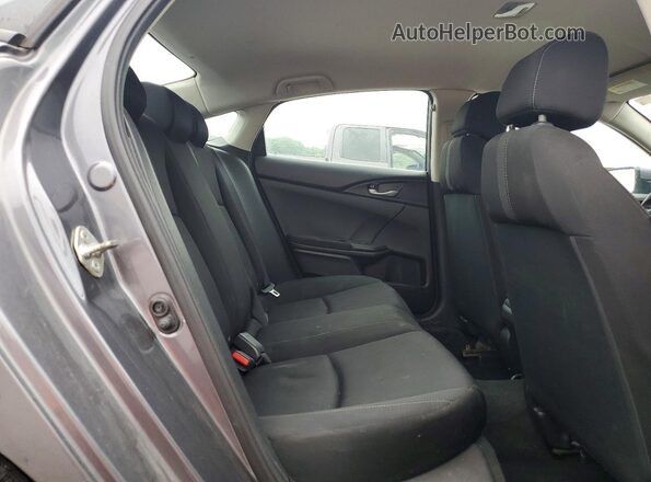2HGFC2F67KH574085 2019 HONDA CIVIC Charcoal Vista de los asientos traseros