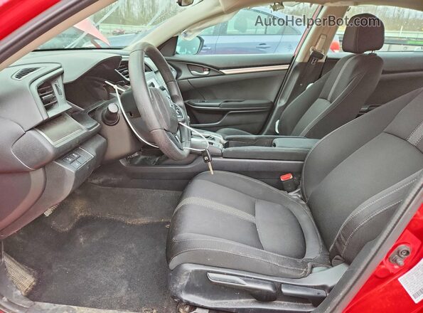 2HGFC2F67KH587984 2019 HONDA CIVIC Red წინა სალონის ხედი