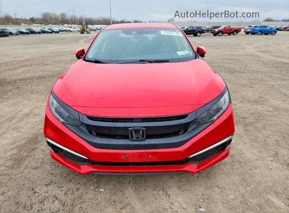 2HGFC2F67KH587984 2019 HONDA CIVIC Red წინა ხედი