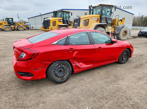 2HGFC2F67KH587984 2019 HONDA CIVIC Red უკანა მარჯვენა