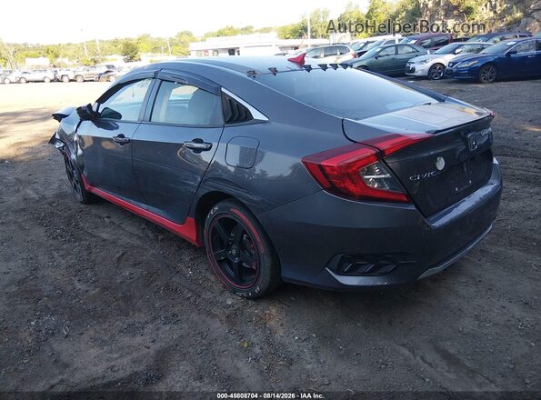 2HGFC2F67LH507276 2020 HONDA CIVIC Серый Задняя левая четверть