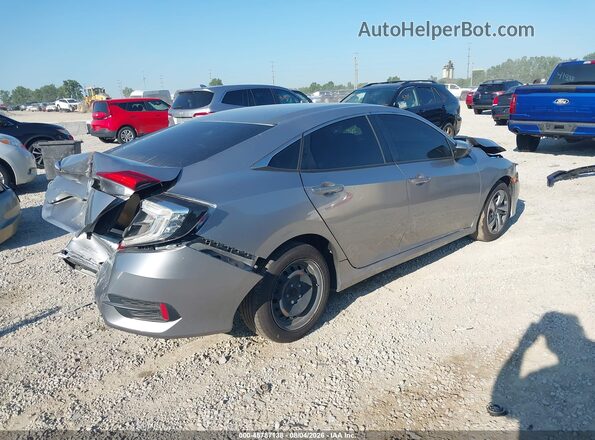 2HGFC2F67LH528306 2020 HONDA CIVIC Silver Tył prawy