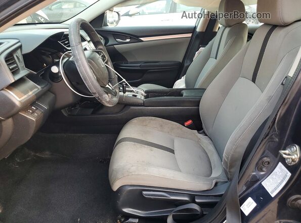 2HGFC2F67LH530864 2020 HONDA CIVIC Gray Вид салону спереду