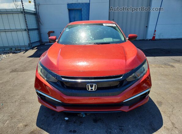 2HGFC2F67LH553271 2020 HONDA CIVIC Red Front view