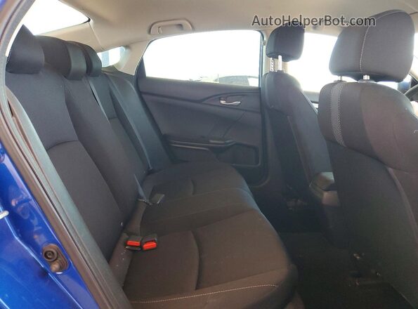 2HGFC2F67LH556266 2020 HONDA CIVIC Blue Հետևի նստատեղերի տեսք