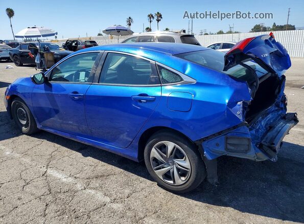 2HGFC2F67LH566568 2020 HONDA CIVIC Blue უკანა მარცხენა